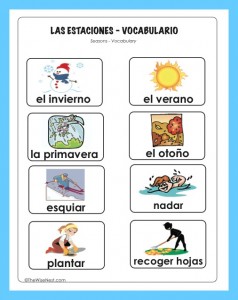 vocabulary sheet